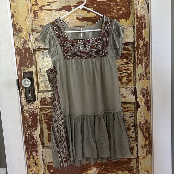 Free People Day Glow Minidress, Size Large - Picture 4 of 7